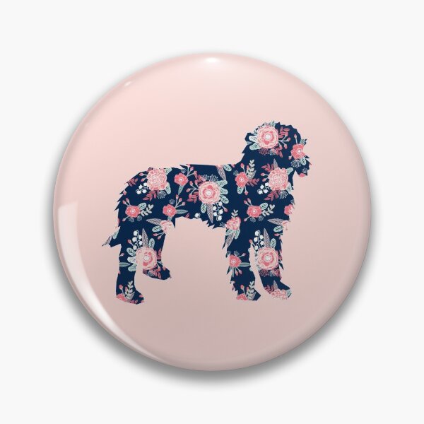 Item preview, goldendoodle silhouette - dog silhouette, floral, floral dog, dog, dogs, pet, cute, dog sticker, dog floral sticker designed and sold by PetFriendly.