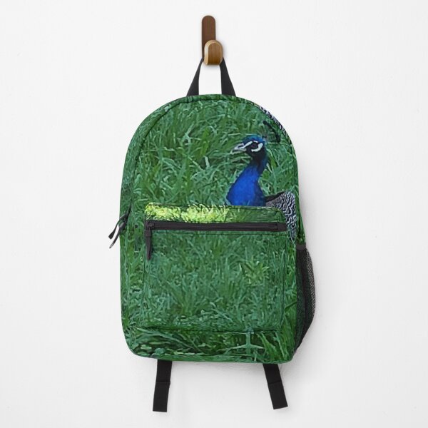 Item preview, Exotic Tropical Peacock on the green grass Summer Nature Pattern designed and sold by conceptDVS.