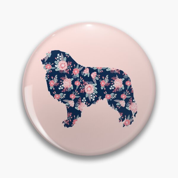 Item preview, great pyrenees silhouette - dog silhouette, floral, floral dog, dog, dogs, pet, cute, dog sticker, dog floral sticker designed and sold by PetFriendly.