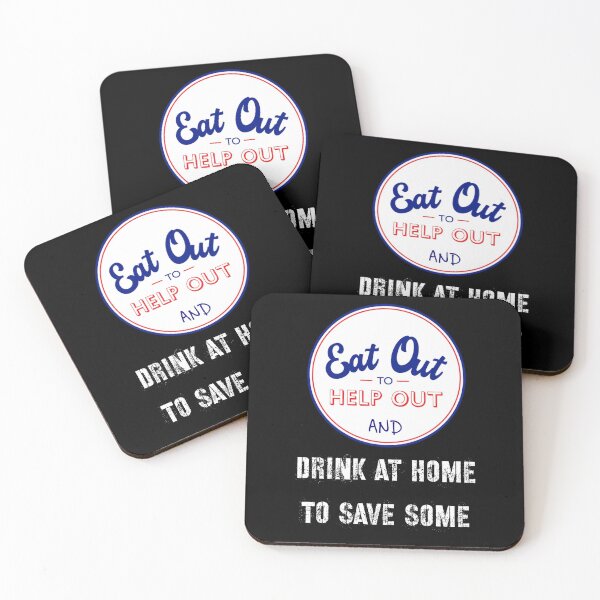 Item preview, Eat out to help out and drink at home to save some designed and sold by funkybay.