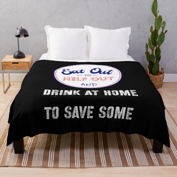 Item preview, Eat out to help out and drink at home to save some designed and sold by funkybay.