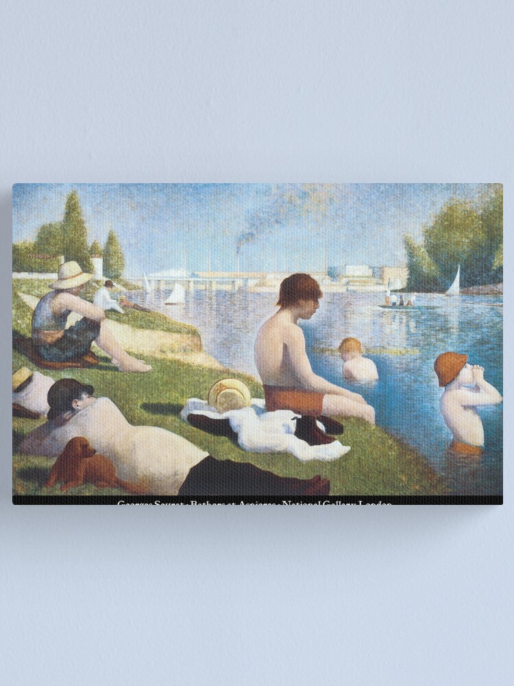 painting bathers at asnieres