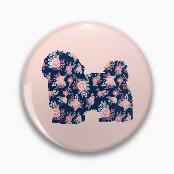 Item preview, havanese silhouette - dog silhouette, floral, floral dog, dog, dogs, pet, cute, dog sticker, dog floral sticker designed and sold by PetFriendly.