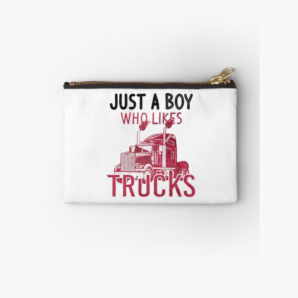 Item preview, Just a boy who likes trucks - lorry driver fan designed and sold by lsvds.