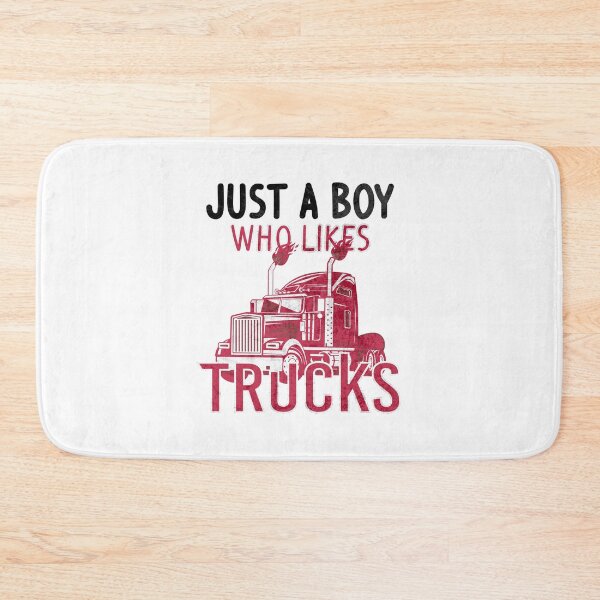 Item preview, Just a boy who likes trucks - lorry driver fan designed and sold by lsvds.