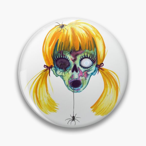 Item preview, Female zombie face designed and sold by doucelune.