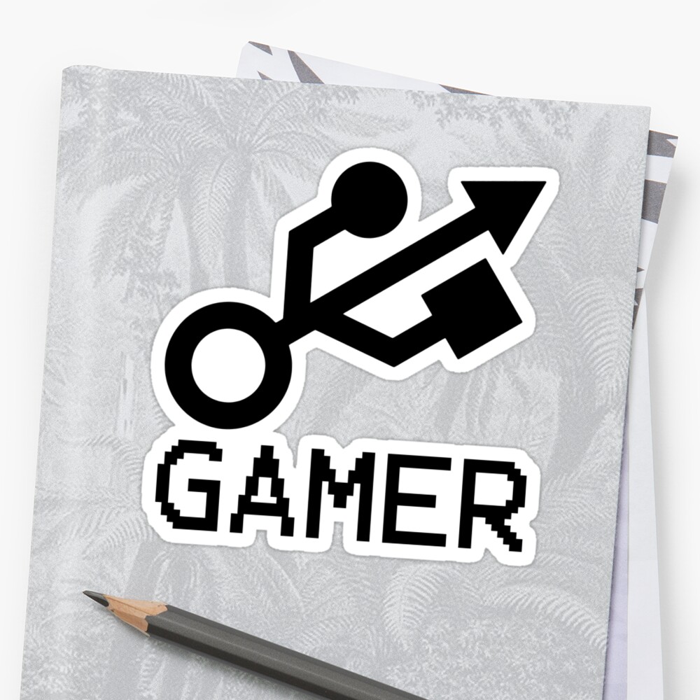 "Gamer Symbol" Stickers by Proxish | Redbubble