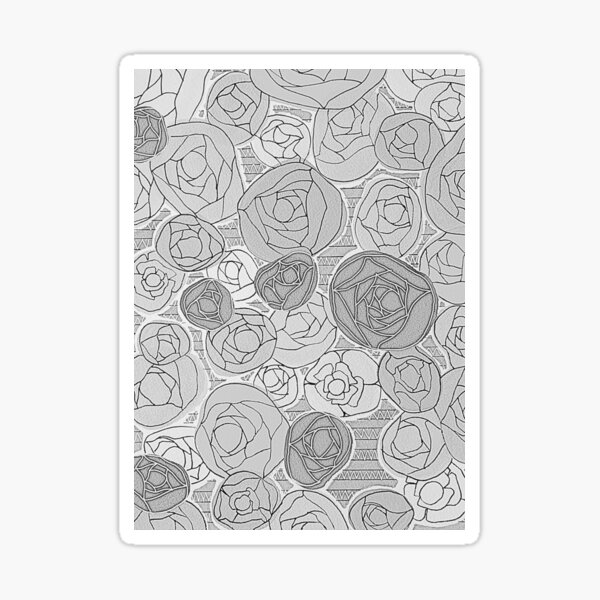 Item preview, Photocopy Flower Zig Zag designed and sold by Amelia Dean.