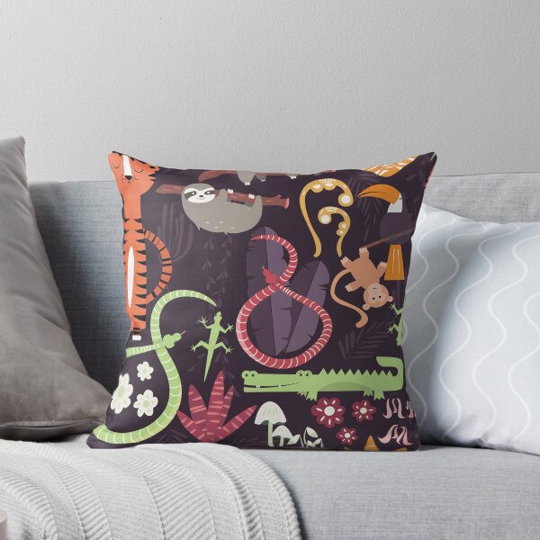 Item preview, Cute Tropical Rainforest Animals designed and sold by 3bythelake.