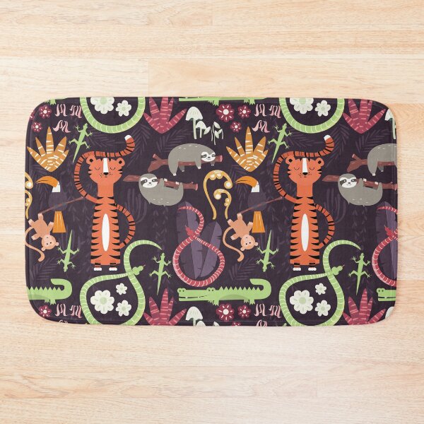 Item preview, Cute Tropical Rainforest Animals designed and sold by 3bythelake.