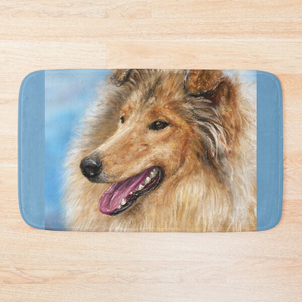 Item preview, Painting of a Blond Furry Collie Dog designed and sold by ibadishi.