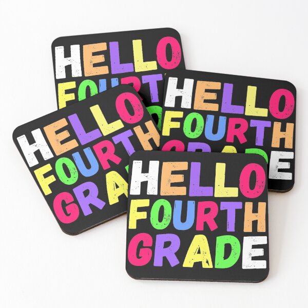 Item preview, Hello Fourth Grade - Hello 4th Grade - Back To School Gift  designed and sold by meedTee.
