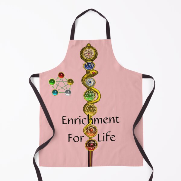 Item preview, ROD OF ASCLEPIUS 7 CHAKRAS, 5 ELEMENTS ,YOGA ,ENRICHMENT FOR LIFE Pink White designed and sold by BulganLumini.