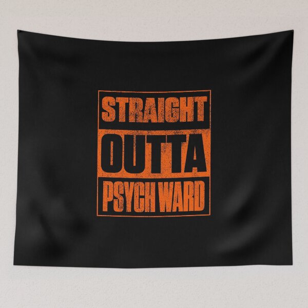 Item preview, Psych Ward Funny Halloween Prison designed and sold by artworkbyrihen.