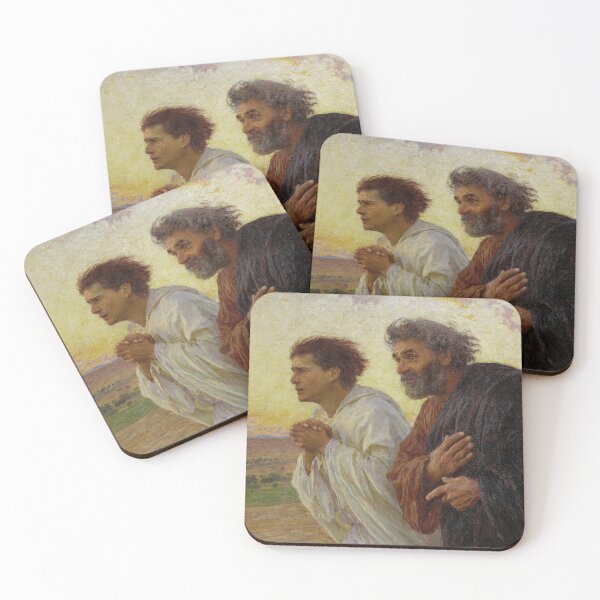 Item preview, The Disciples Peter and John Running to the Tomb on the Morning of the Resurrection designed and sold by Beltschazar.