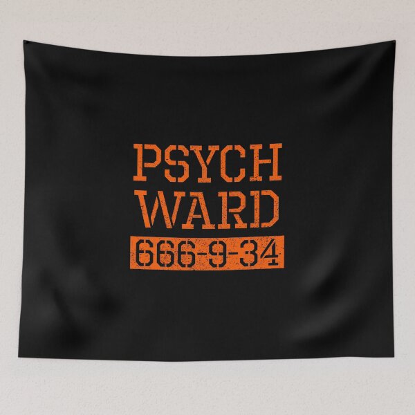 Item preview, Psych Ward Funny Halloween Prison designed and sold by artworkbyrihen.