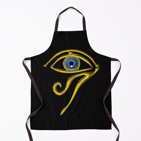 Item preview, BLUE TALISMAN / GOLD HORUS EYE Black Egyptian Divinity Collection designed and sold by BulganLumini.