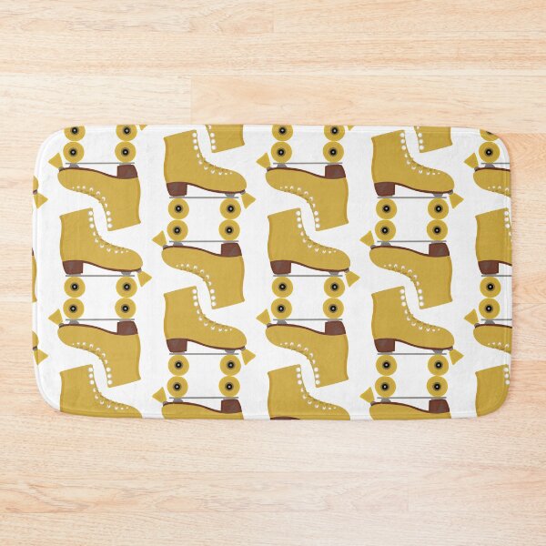 Item preview, yellow rollerskates designed and sold by Lauren Ellis.
