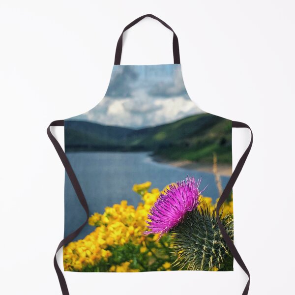 Item preview, A lone thistle overlooking Megget Reservoir, Scottish Borders designed and sold by yourscotborders.