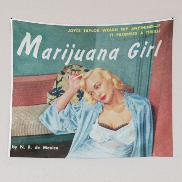 Item preview, Marijuanaa Girl designed and sold by TheWhiteBear.