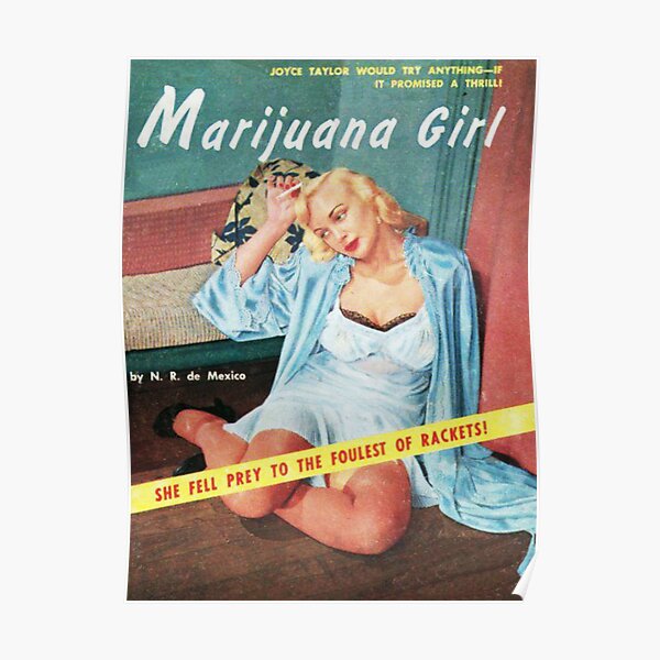 Fille de marijuanaa Poster