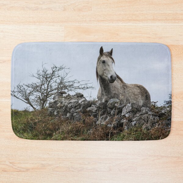 Item preview, Grey Irish Horse in the Wilderness in Ireland designed and sold by krisgreenwood.