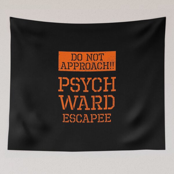 Item preview, Psych Ward Funny Halloween Prison designed and sold by artworkbyrihen.