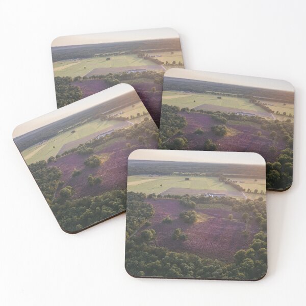 Item preview, Purple heather drone view in The Netherlands designed and sold by michieldros.