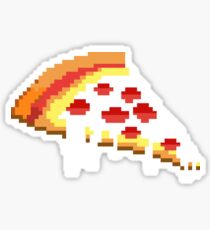 Pizza - 8 bit Sticker