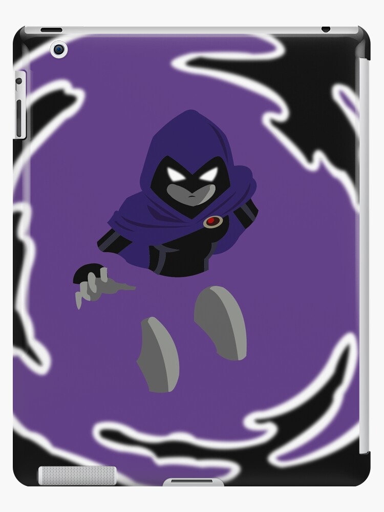 Teen Titans Raven Breaks Through Ipad Case Skin By Monkeyli Redbubble