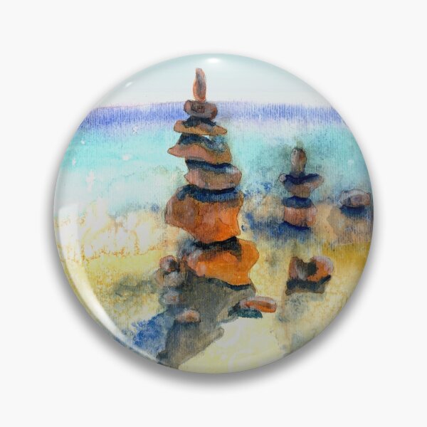 Item preview, Sublime Coastal Cairn  designed and sold by Janeclarbour.