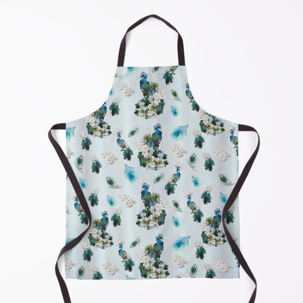 Item preview, Repeat Pattern of Peacocks, Feathers and Flowers designed and sold by NadineMay.