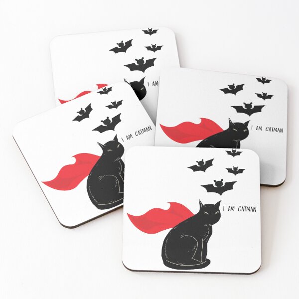 I am Catman Coasters (Set of 4)