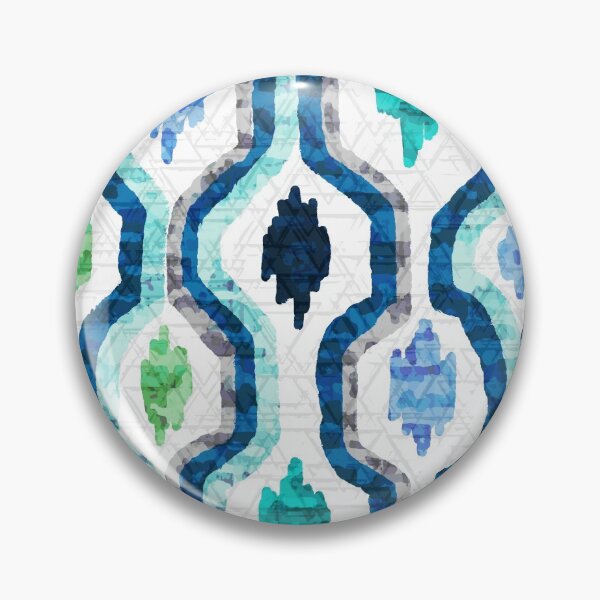 Item preview, Modern Ikat Chain Textile Pattern designed and sold by Michelebuttons.