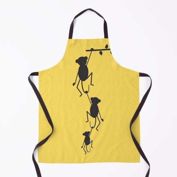 Item preview, 3 Monkey Silhouettes Holding Tails designed and sold by ibadishi.