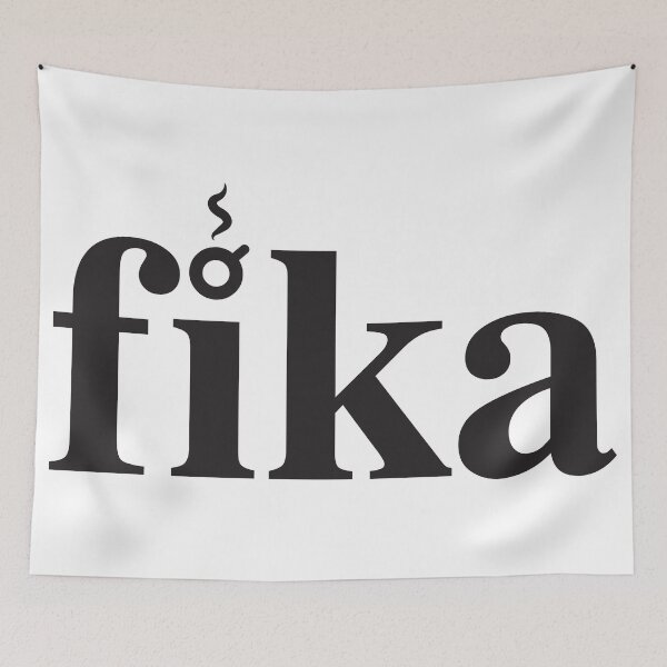 Item preview, Fika Smoke Black and White designed and sold by Corduroy9.