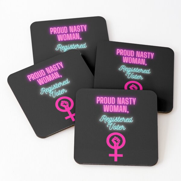 Item preview, Proud Nasty Woman Registered Voter designed and sold by Frosty1489.