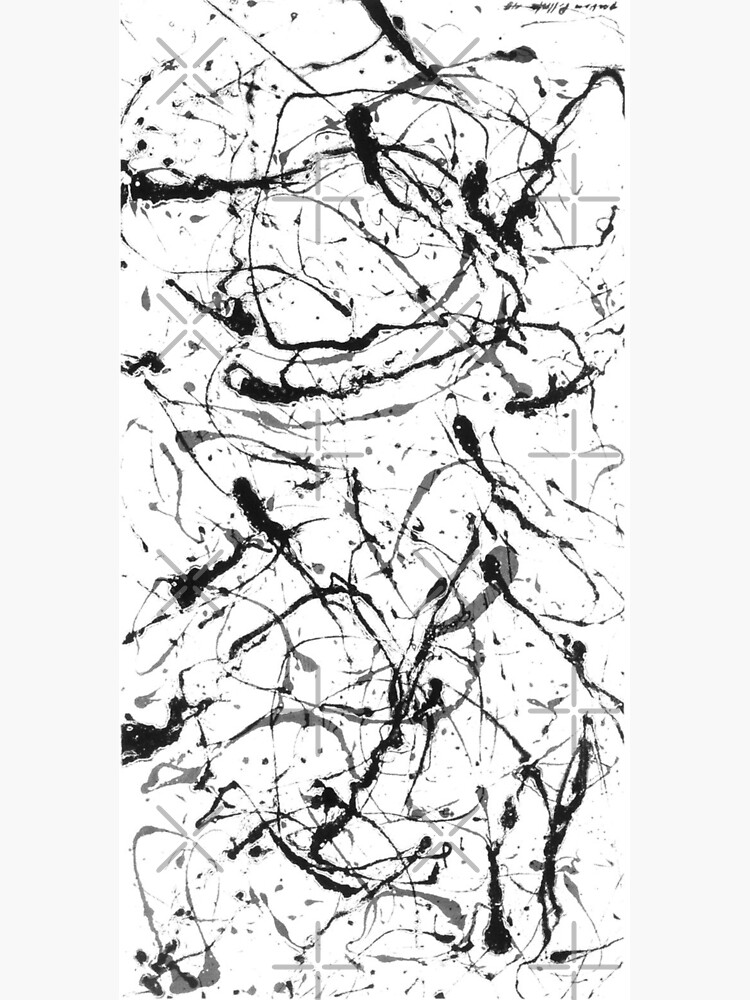 Jackson Pollock Canvas Print By Cinerd23 Redbubble