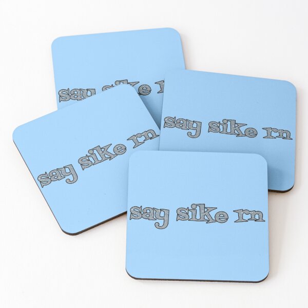 Item preview, Say Sike Right Now Glitter Quote designed and sold by katieeoconnor.
