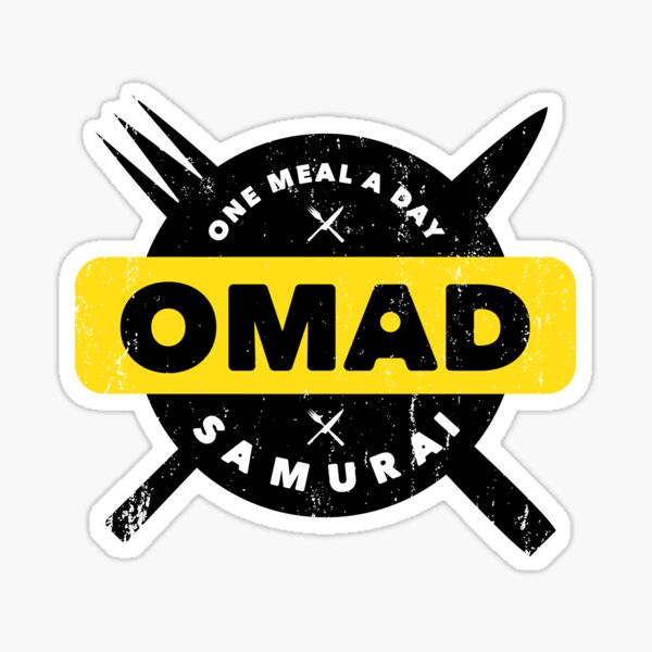 OMAD - one meal a day Sticker