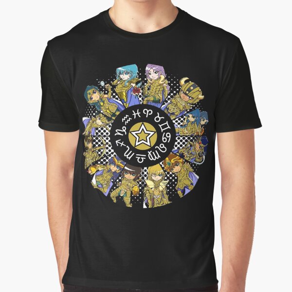 Saint Seiya: The Gold Saints Graphic T-Shirt