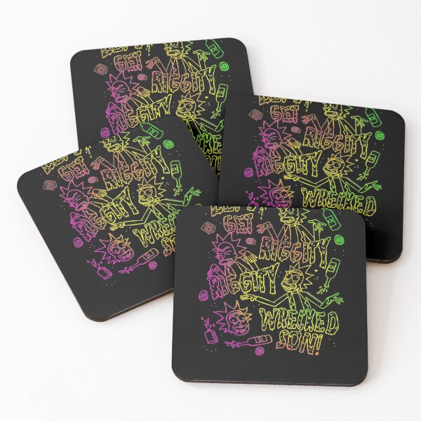 Rick For Men And Women And Riggity Coasters (Set of 4)