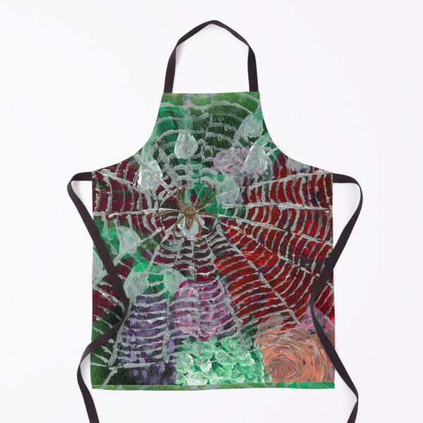 Item preview, Partial section of spider web in a bouquet of flowers designed and sold by DCSMKreativ.
