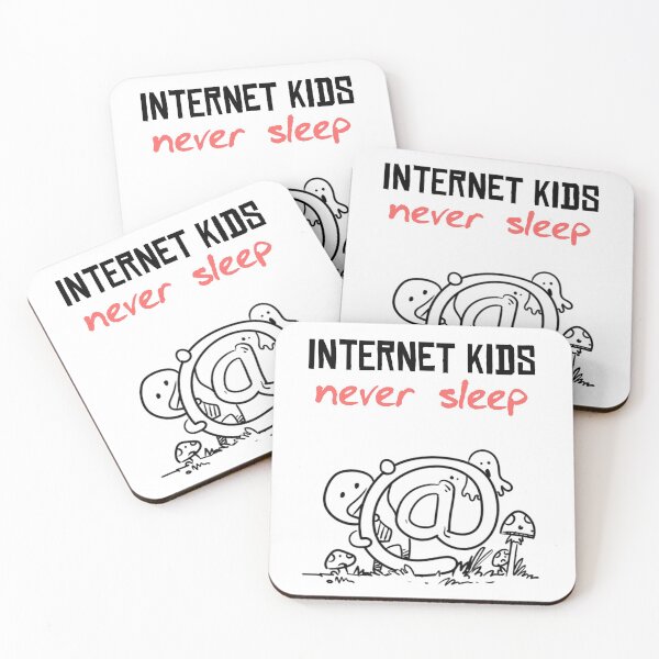 Aperçu de l'œuvre Les enfants sur Internet ne dorment jamais créée et vendue par Oblivyum.