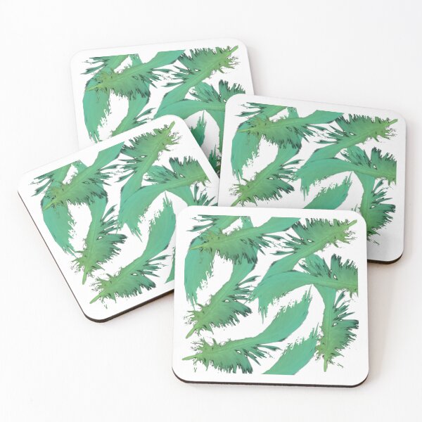 Item preview, Green feathers designed and sold by Nadia C  Ideas.