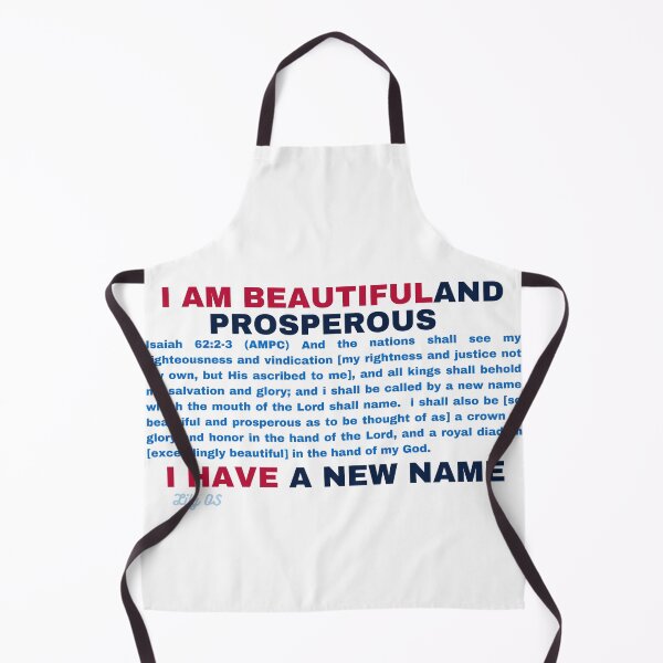 Item preview, I am beautiful and prosperous - Isaiah 62.2 designed and sold by LilyOS92200.