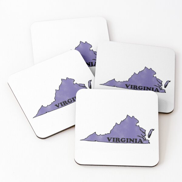 Item preview, Virginia Watercolor Blue  designed and sold by artbylukas.