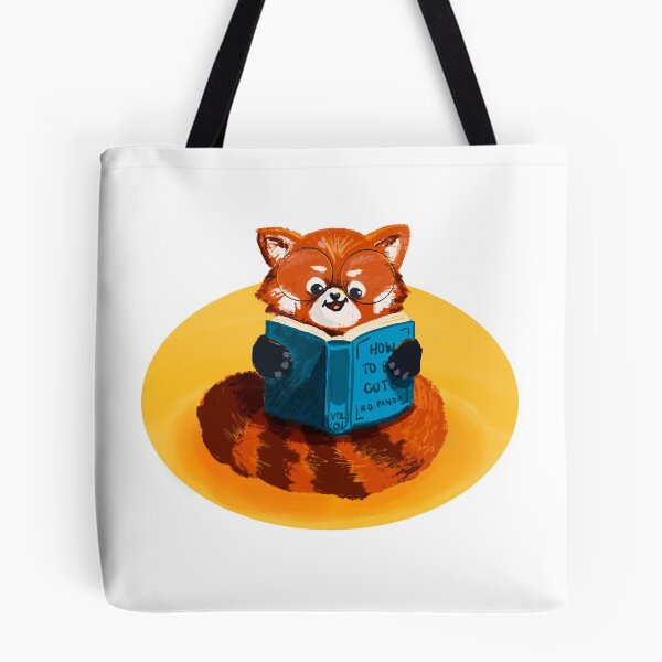 Item preview, Red Panda Bookworm designed and sold by Maddie Schaeche.