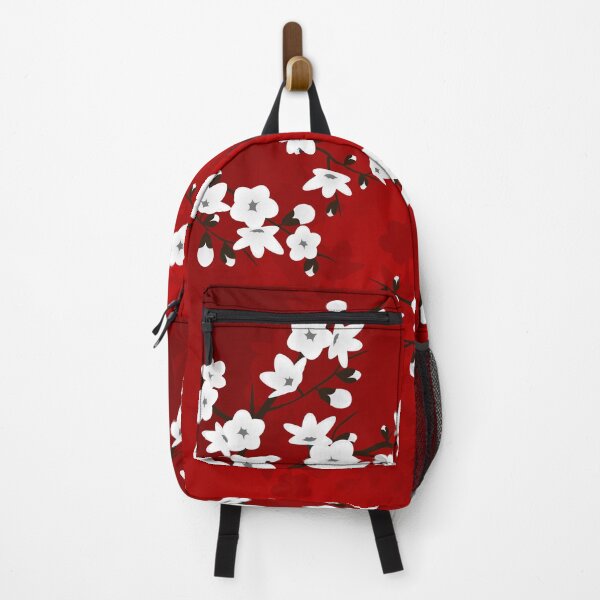Item preview, Cherry Blossom Red White Asia Floral designed and sold by Nina Baydur.