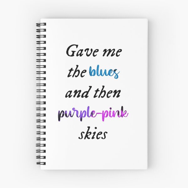 Item preview, Gave me the blues and then purple-pink skies - Taylor Swift designed and sold by Mxrloes.